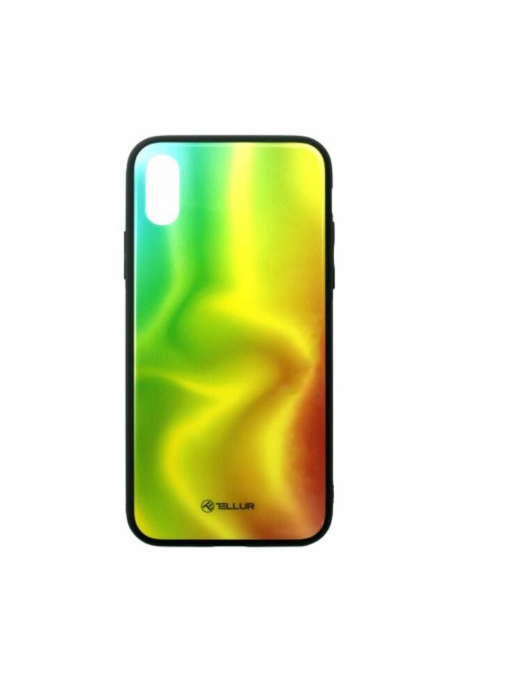 Tellur Cover Glass print for iPhone XS silk