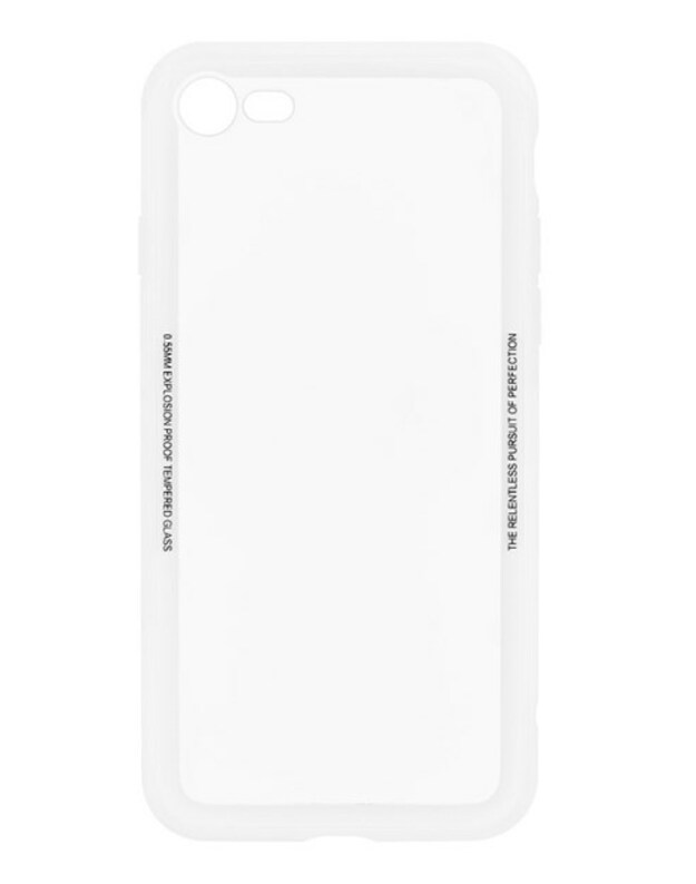 Tellur Cover Glass Simple for iPhone 8 white