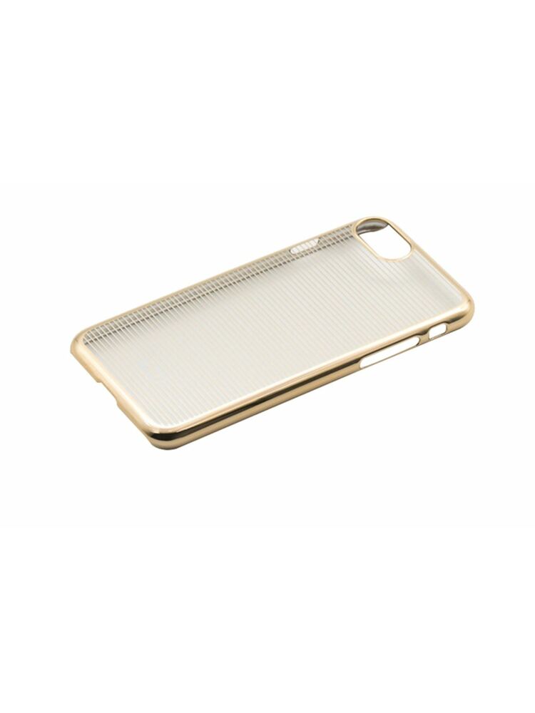 Tellur Cover Hard Case for iPhone 7 Horizontal Stripes gold