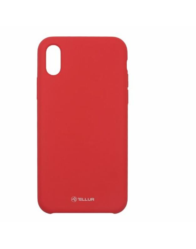 Tellur Cover Liquide Silicone for iPhone XS red