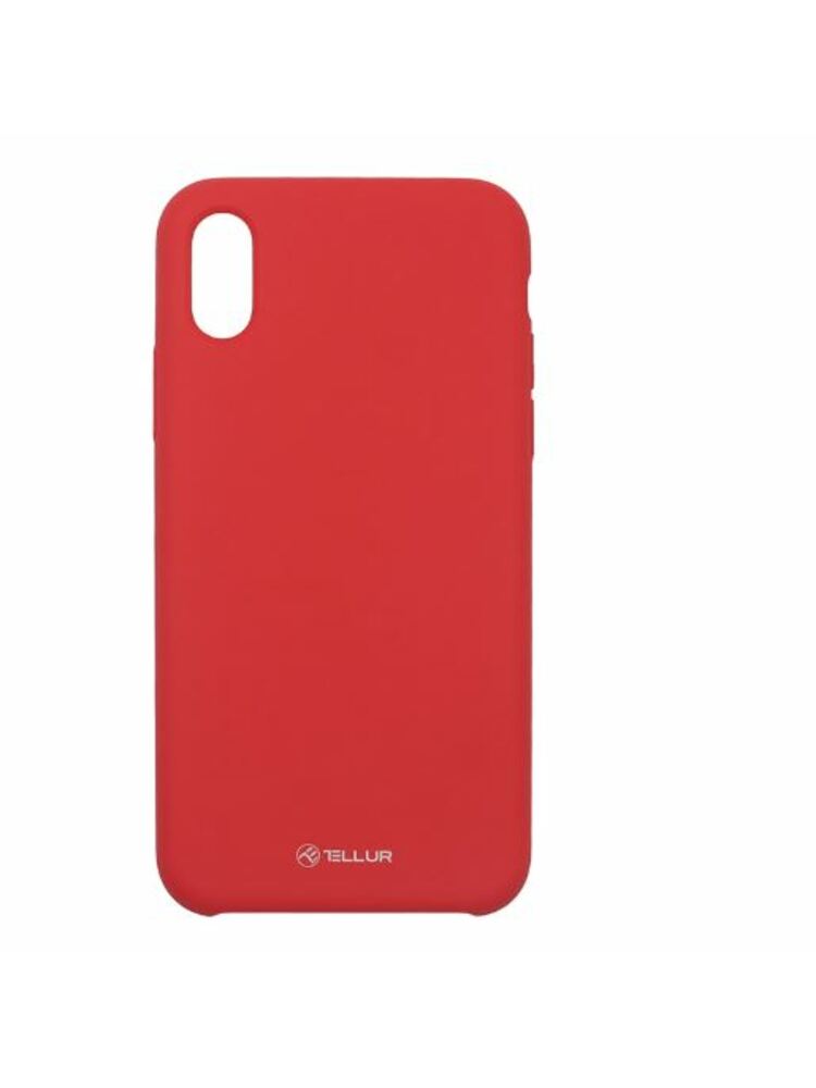 Tellur Cover Liquide Silicone for iPhone XS red