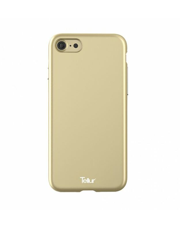 Tellur Cover Premium Soft Solid Fusion for iPhone 7 gold