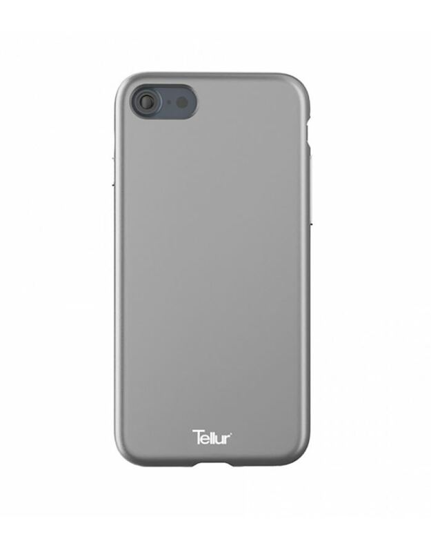 Tellur Cover Premium Soft Solid Fusion for iPhone 7 silver