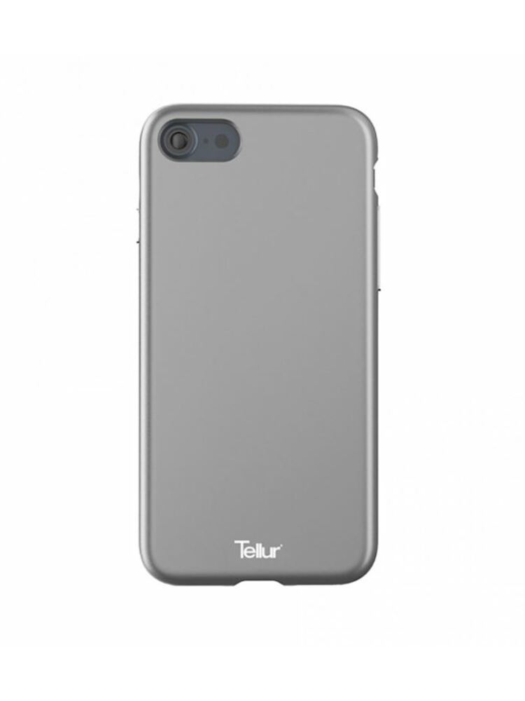 Tellur Cover Premium Soft Solid Fusion for iPhone 7 silver