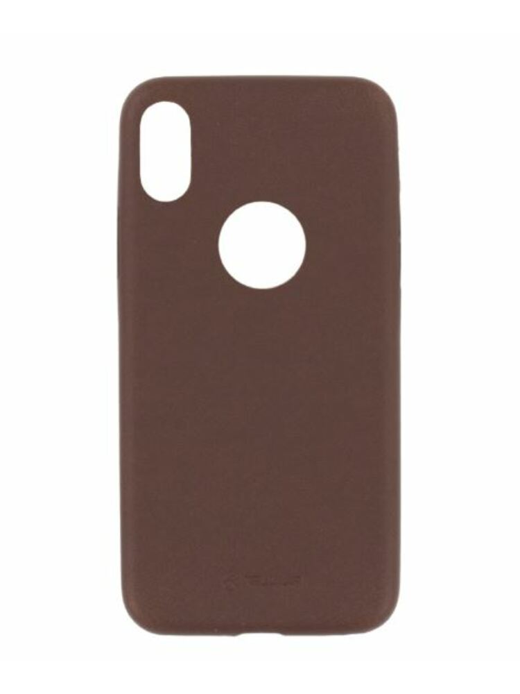 Tellur Cover Slim Synthetic Leather for iPhone X/XS brown