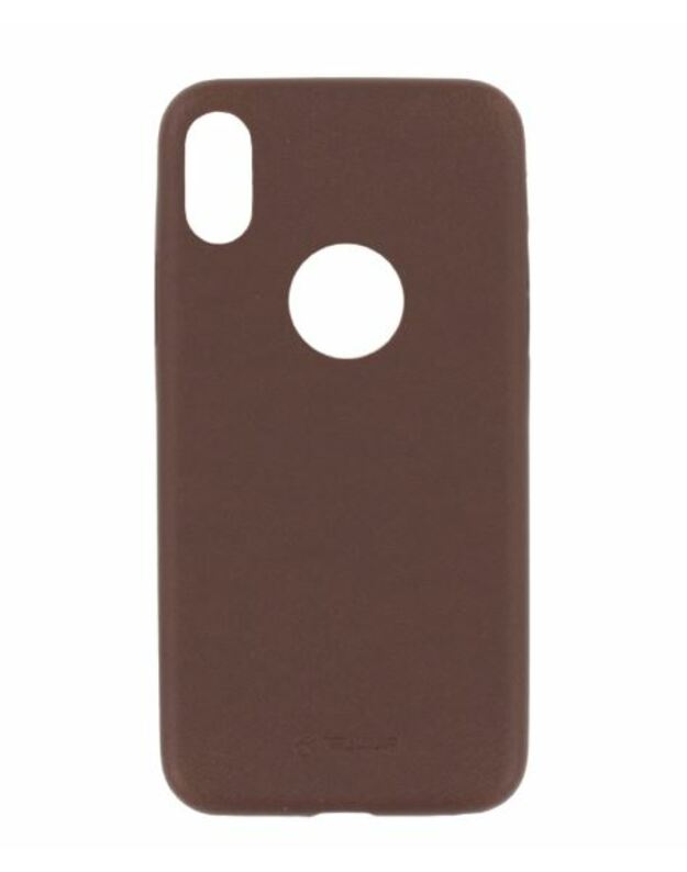 Tellur Cover Slim Synthetic Leather for iPhone X/XS brown