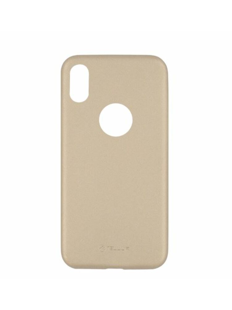 Tellur Cover Slim Synthetic Leather for iPhone X/XS gold