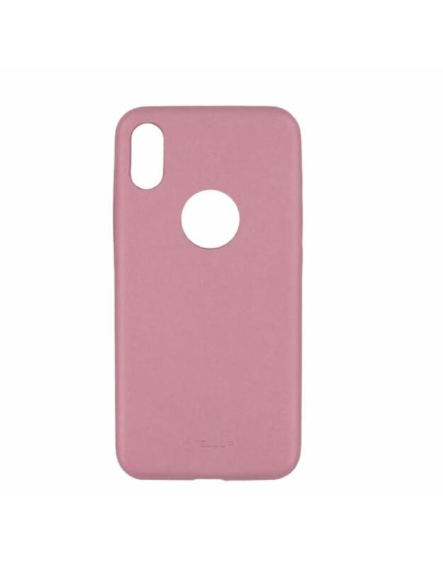 Tellur Cover Slim Synthetic Leather for iPhone X/XS pink