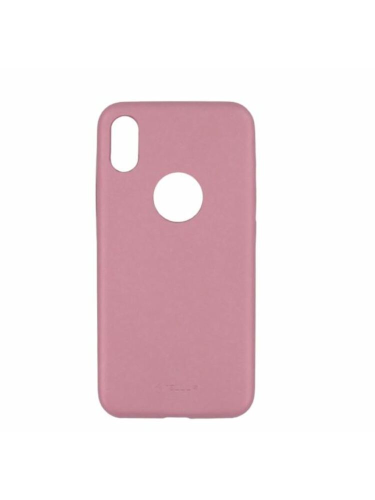 Tellur Cover Slim Synthetic Leather for iPhone X/XS pink
