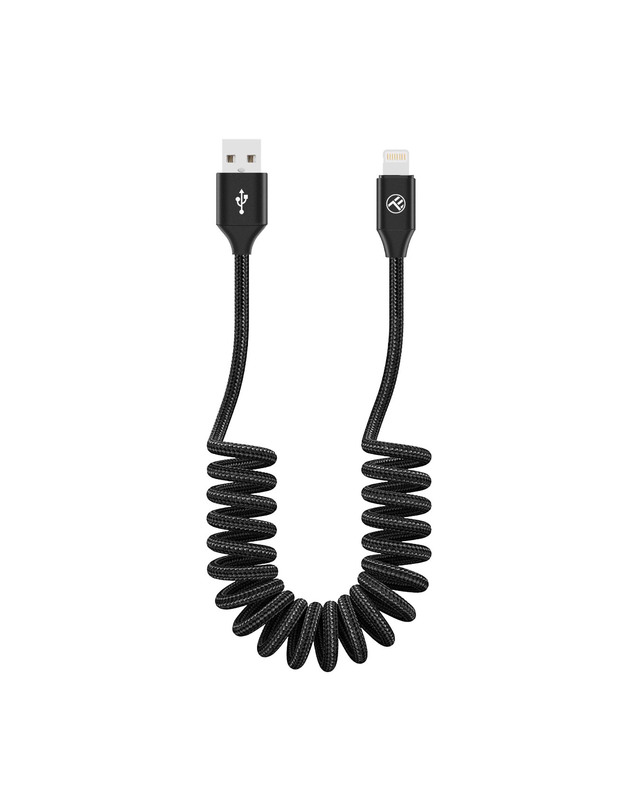 Tellur Data Cable Extendable USB to Lightning 3A 1.8m Black