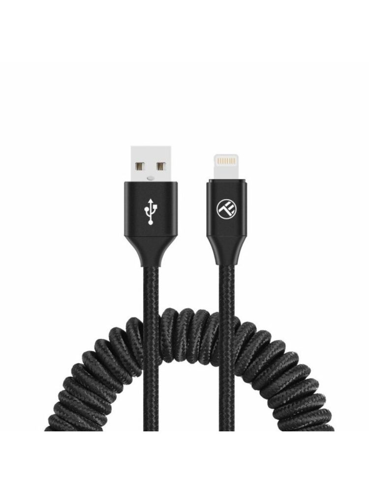 Tellur Data Cable Extendable USB to Lightning 3A 1.8m Black