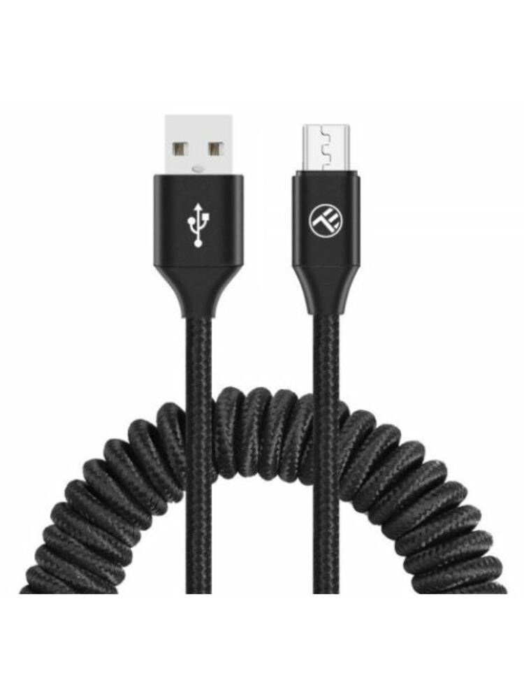 Tellur Data Cable Extendable USB to Micro USB 2A 1.8m Black