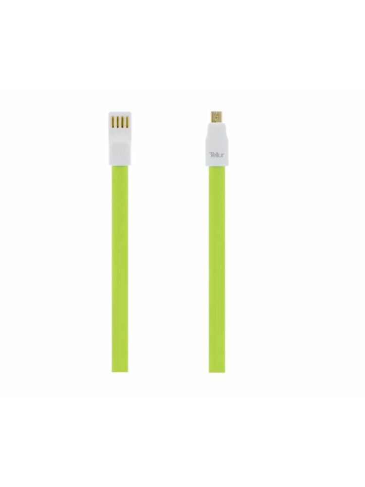 Tellur Data cable Magnetic, USB to Micro USB, 1.2m green