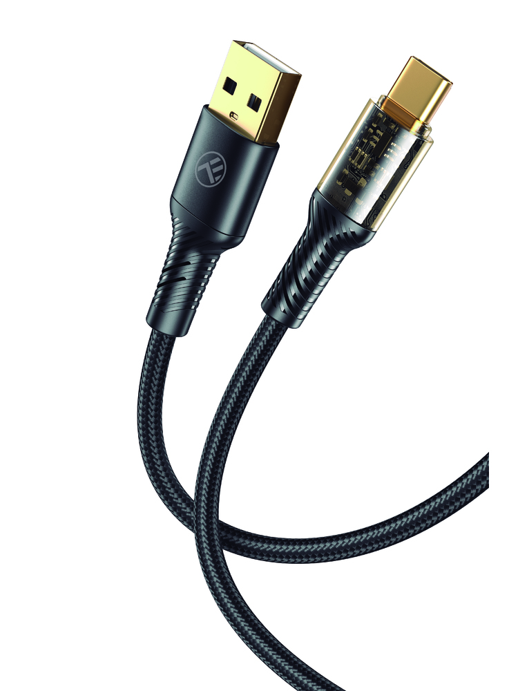 Tellur Data Cable USB to Type-C 3A 100cm Black