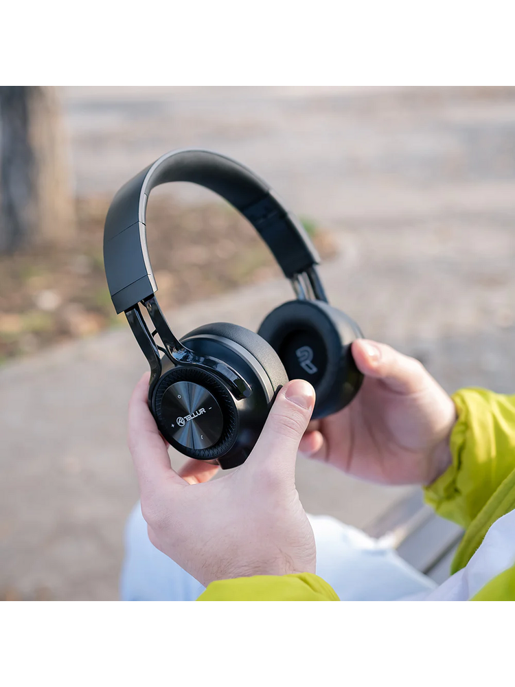 Tellur Feel Bluetooth Over-Ear Headphones Black
