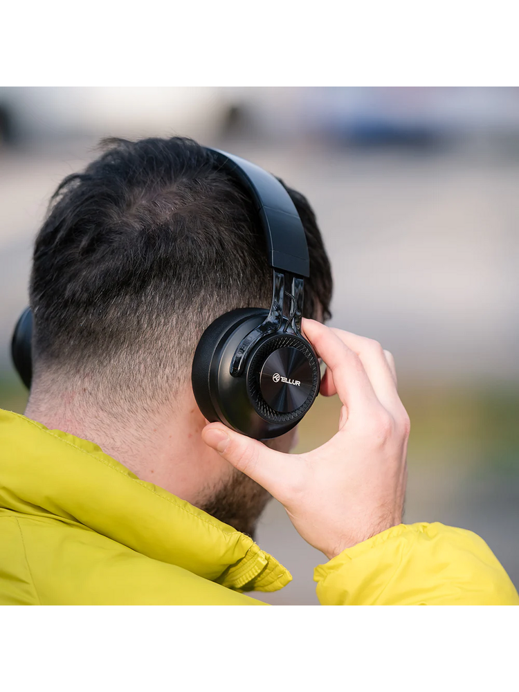 Tellur Feel Bluetooth Over-Ear Headphones Black