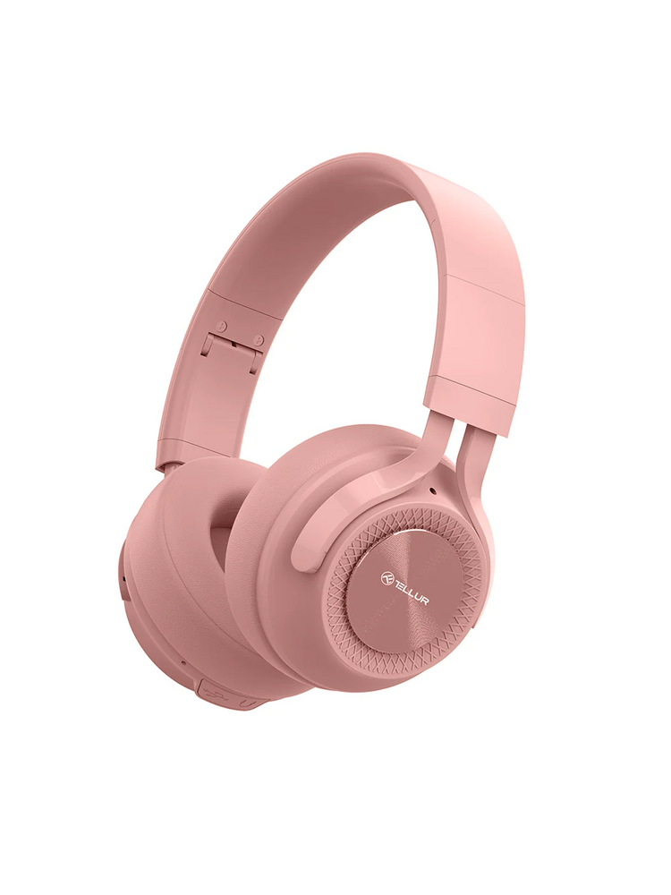 Tellur Feel Bluetooth Over-Ear Headphones Pink