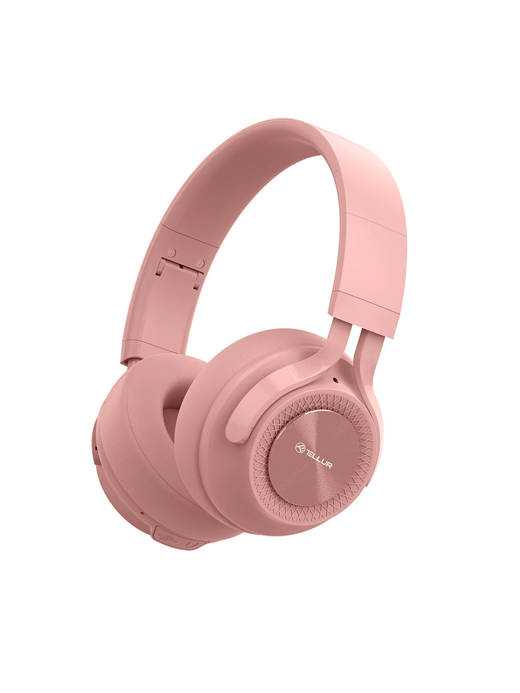 Tellur Feel Bluetooth Over-ear Headphones Pink