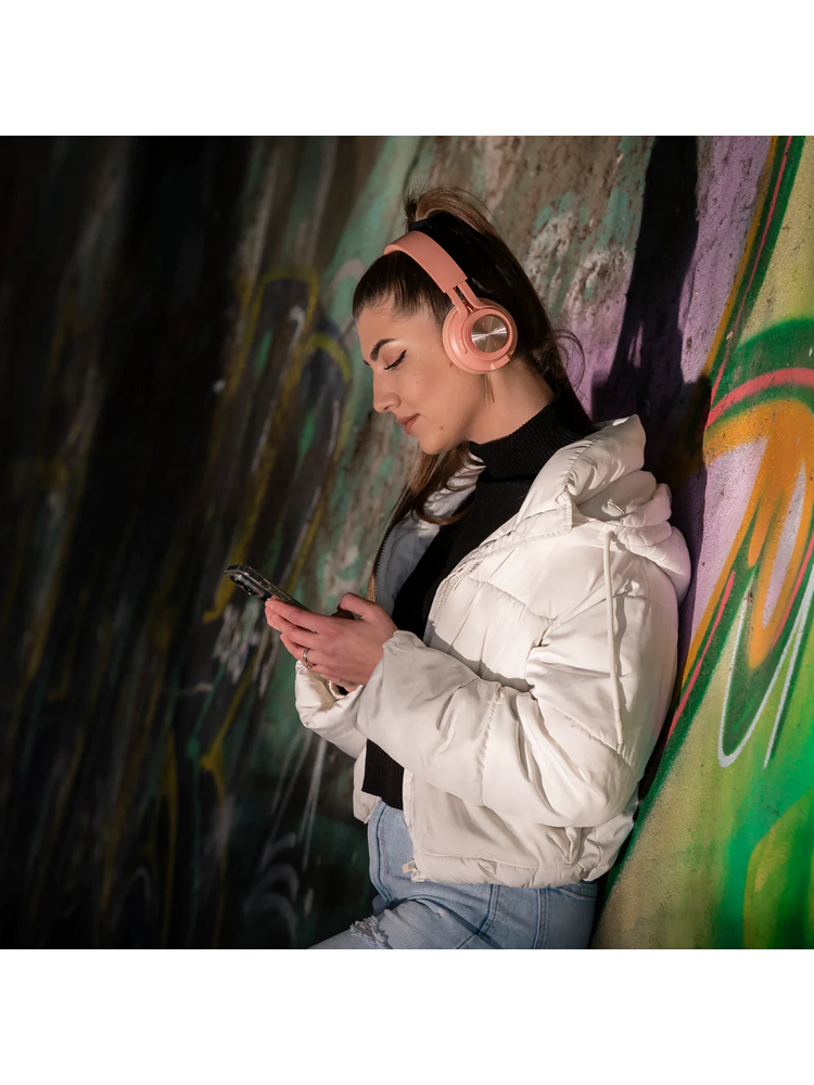 Tellur Feel Bluetooth Over-Ear Headphones Pink