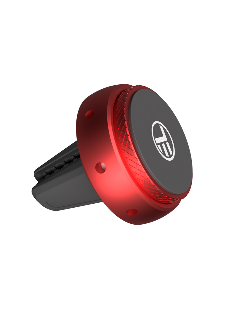 Tellur FreshDot Car Phone Holder Magnetic, Fragrance Kit Bubble Gum, Air Vent mount red