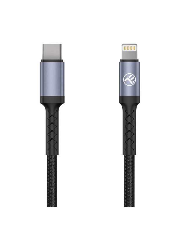 Tellur Lightning to Type-C Cable 3A PD30W 2m Nylon Black