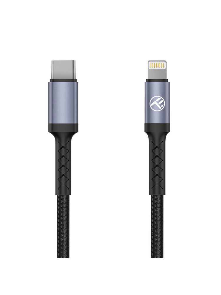 Tellur Lightning to Type-C Cable 3A PD30W 2m Nylon Black