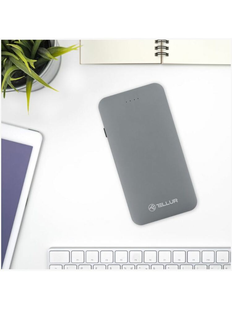 Tellur Power Bank QC 3.0 Fast Charge, 5000mAh, 3in1 gray