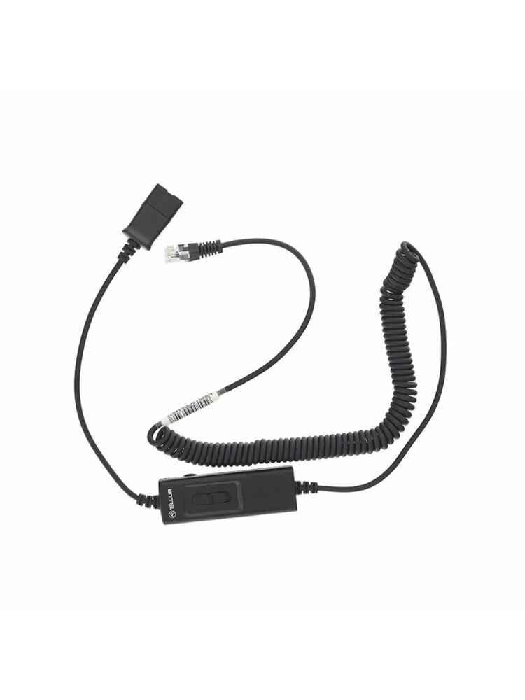 Tellur QD to RJ11 adapter cable + universal switch, 2.95m max Black