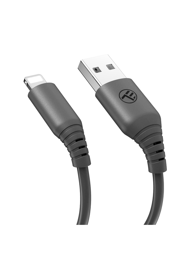 Tellur Silicone USB to Lightning Cable 1m Black