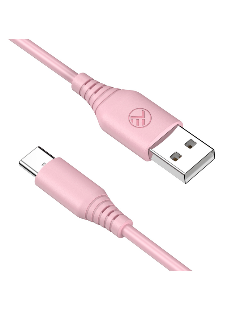 Tellur Silicone USB to Type-C Cable 3A 1m Pink