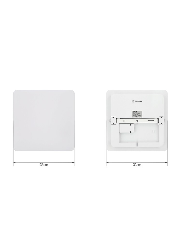 Tellur Smart WiFi Ceiling Light, RGB 24W, Square, White