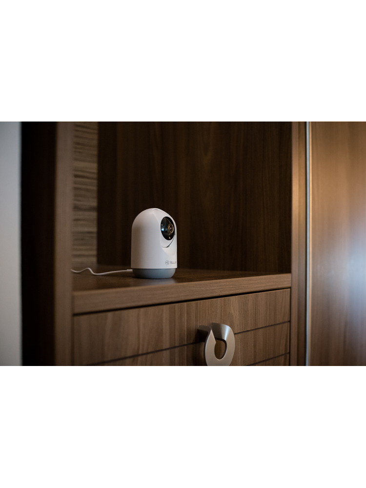 Tellur Smart WiFi Indoor Camera 3MP, UltraHD, Autotracking, PTZ white