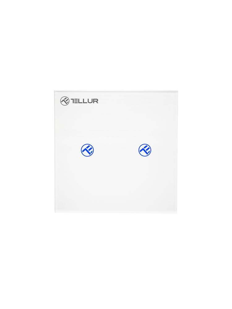 Tellur Smart WiFi switch, SS2N 2 port 1800W 10A