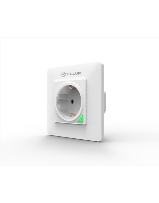 Tellur Smart WiFi Wall Plug 3000w, 16A, white