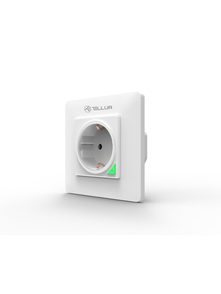 Tellur Smart WiFi Wall Plug 3000w, 16A, white