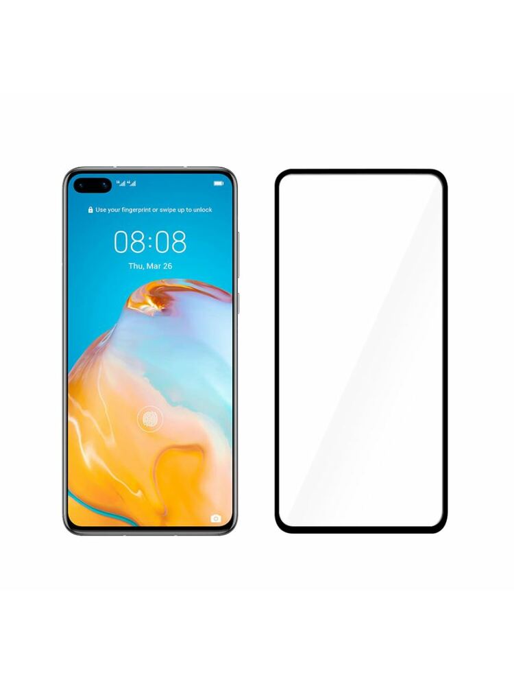 Tellur Tempered Glass 2.5D Full Cover Full Glue for Huawei P40 black