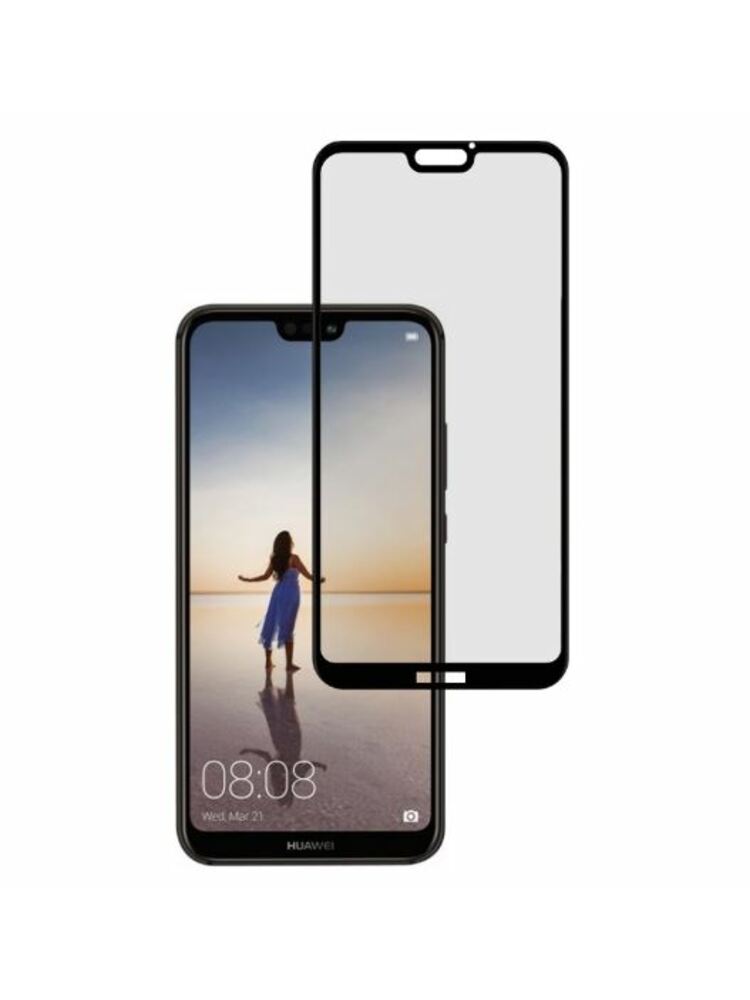 Tellur Tempered Glass 3D Case Friendly Full Glue for Huawei P20 Lite black