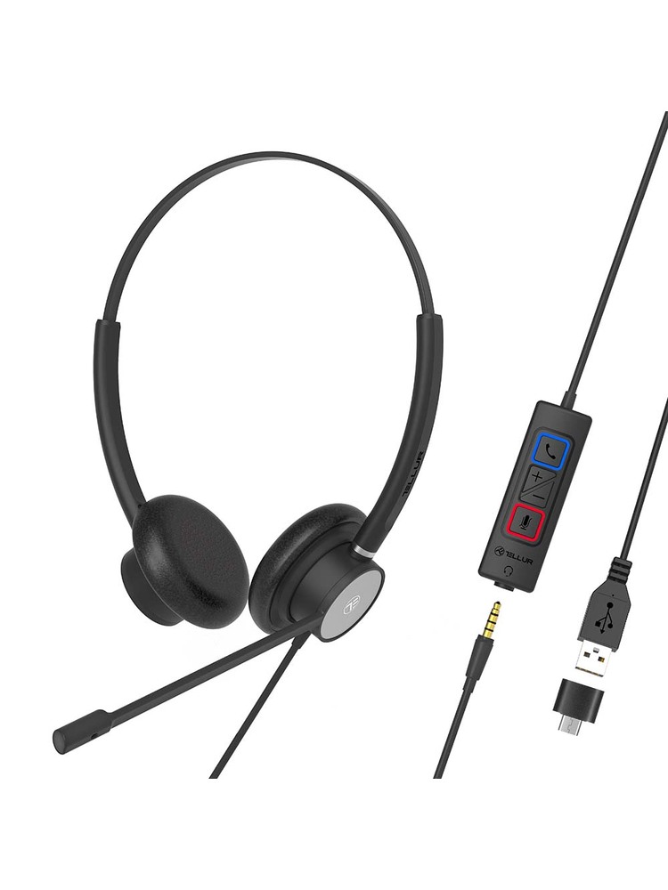 Tellur Voice 420 wired headset binaural black