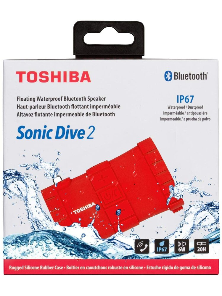 Toshiba Sonic Dive 2 TY-WSP100 red
