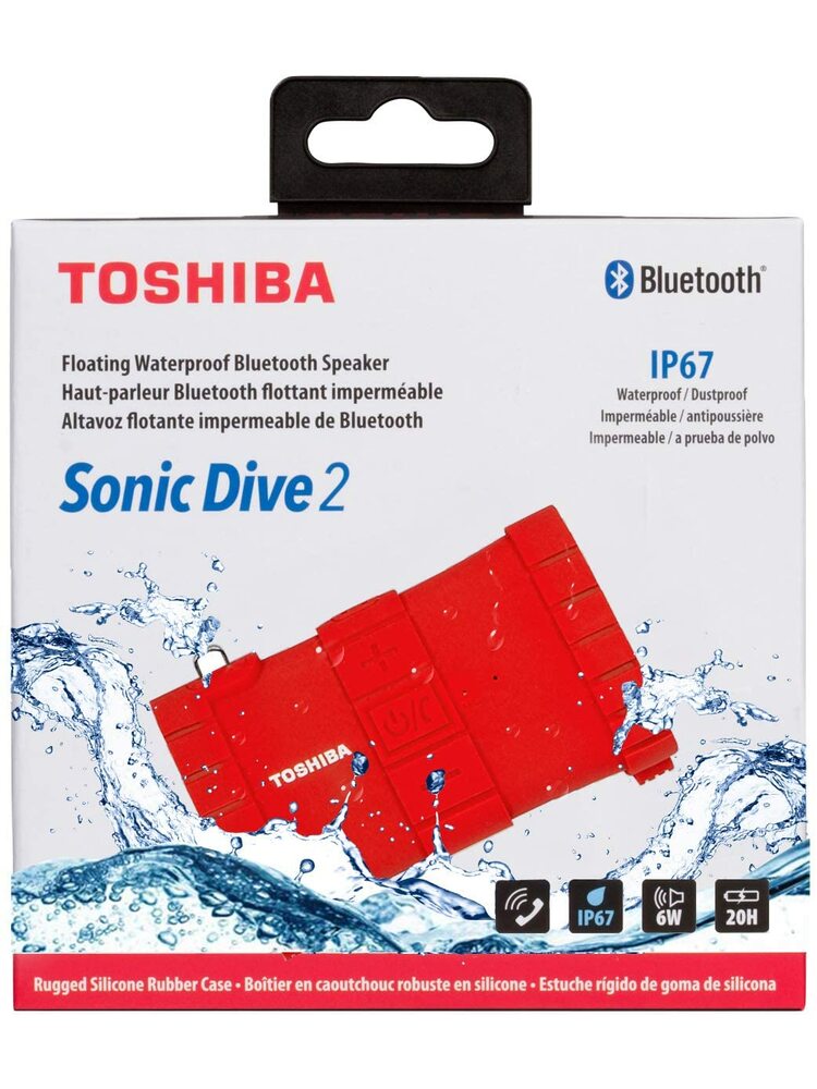 Toshiba Sonic Dive 2 TY-WSP100 red