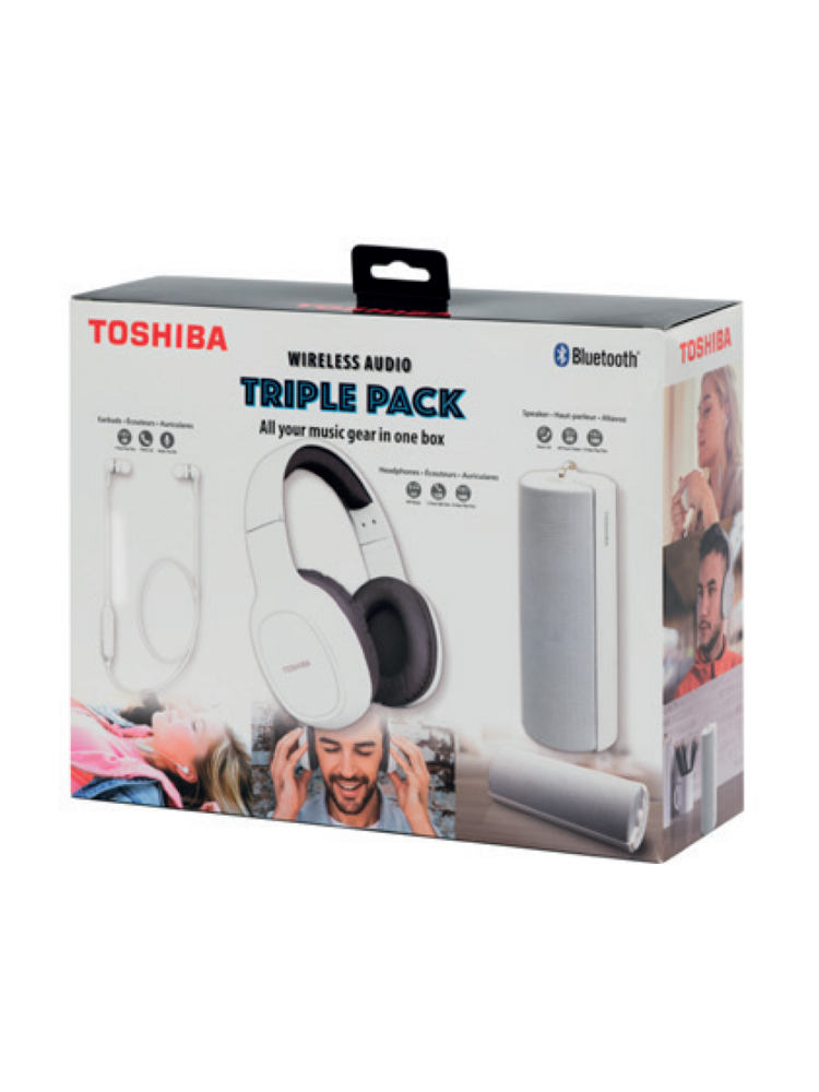 Toshiba Wireless Audio Triple Pack HSP-3P19 white