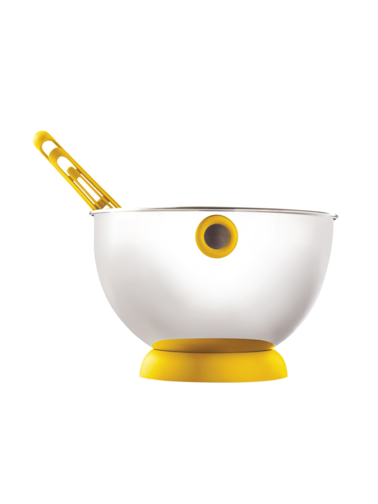 ViceVersa Kogel Mogel Bowl + Whisk Set yellow 16221