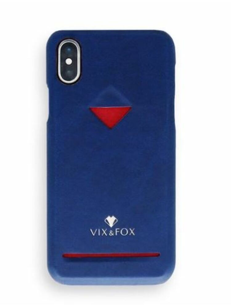 VixFox Card Slot Back Shell for Iphone 7/8 plus navy blue