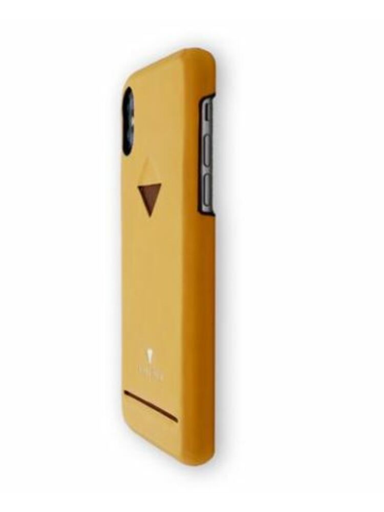 VixFox Card Slot Back Shell for Iphone X/XS mustard yellow