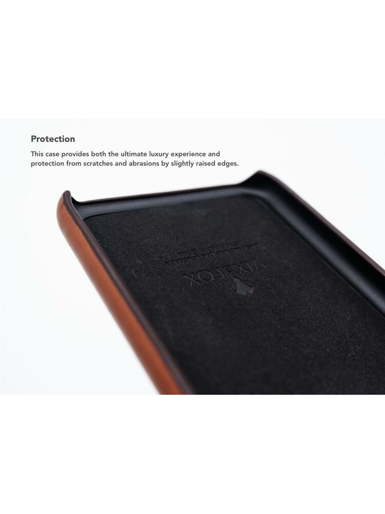 VixFox Card Slot Back Shell for Iphone XSMAX caramel brown