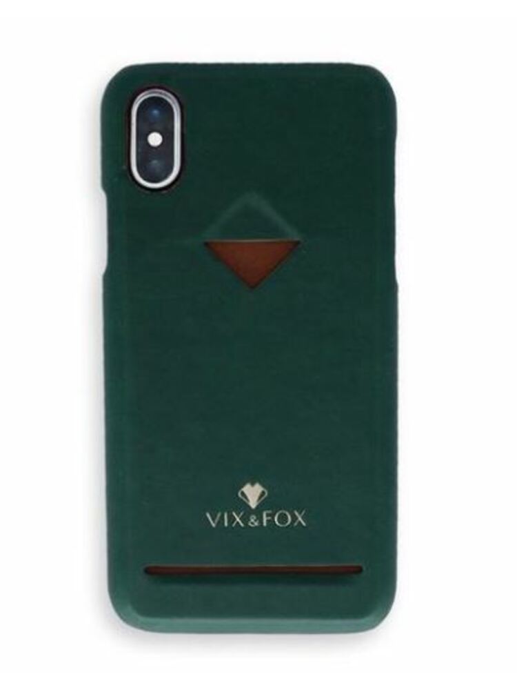 VixFox Card Slot Back Shell for Iphone XSMAX forest green