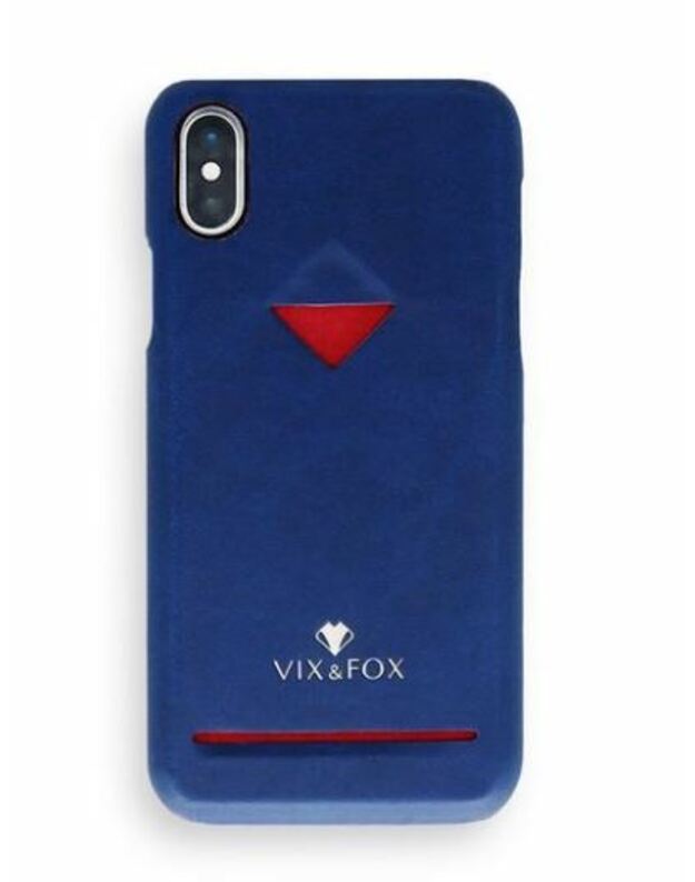 VixFox Card Slot Back Shell for Iphone XSMAX navy blue