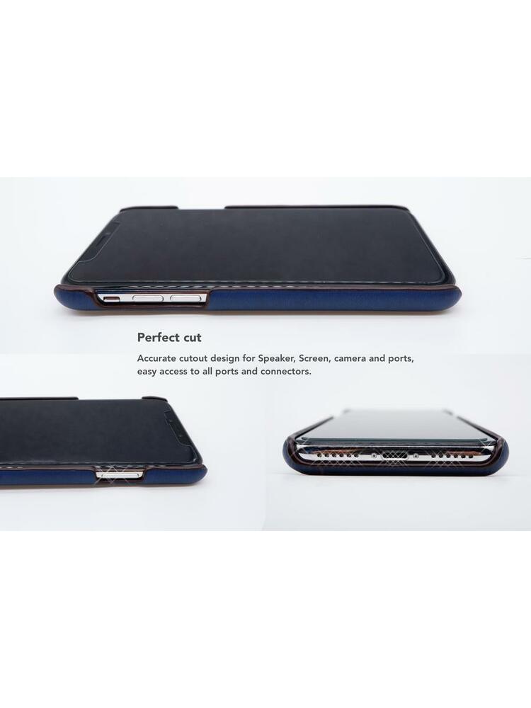 VixFox Card Slot Back Shell for Iphone XSMAX navy blue