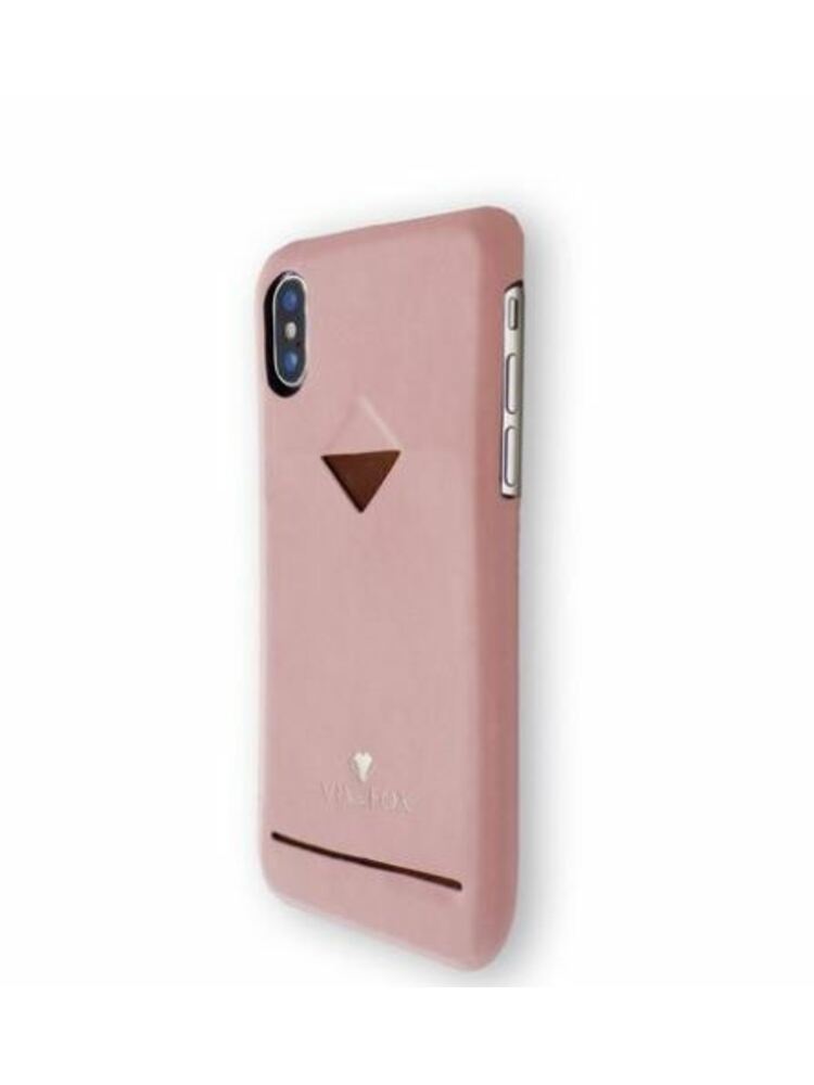 VixFox Card Slot Back Shell for Iphone XSMAX pink