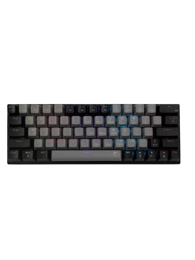 White Shark GK-002711 Wakizashi Grey-Black US Red Switches